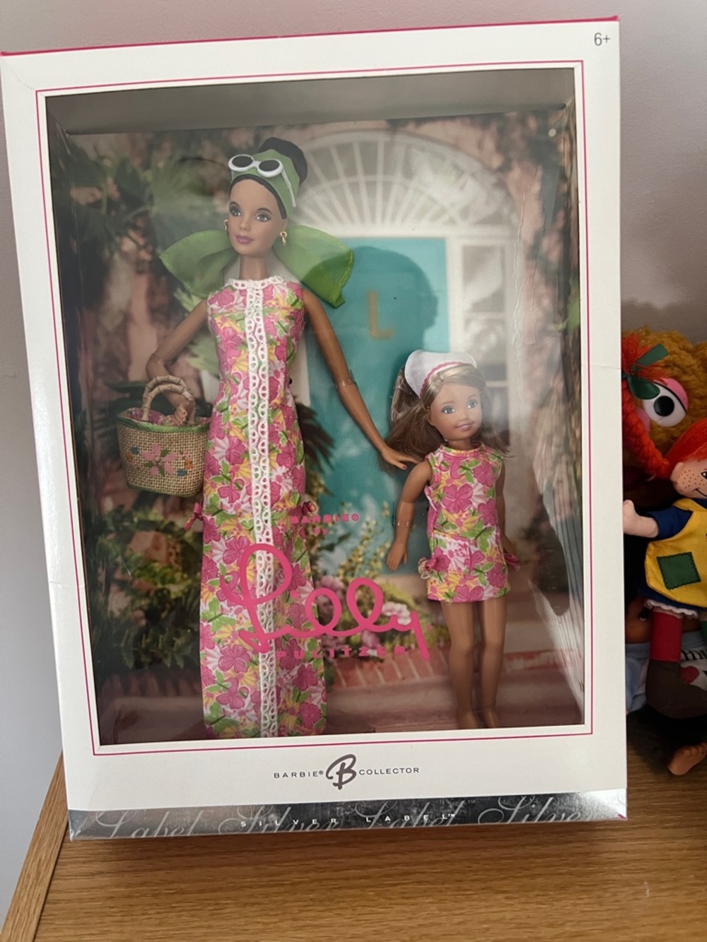 New in Box Lilly Pulitzer Barbie & Stacie Doll Silver Anniversary